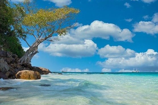 Bild vom Meer und Strand von Thailand